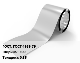Лента нержавеющая ГОСТ 4986-79 300х0.35 цена от 562441 сом / т, где купить, условия доставки в Оше и Ошской области